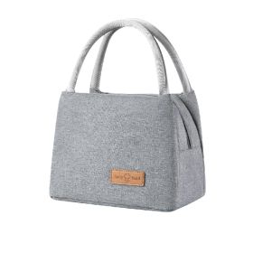 Lunch Bag Tote Bag Lunch Bag for Women Lunch Box Insulated Lunch Container (Color: Grey, size: S)